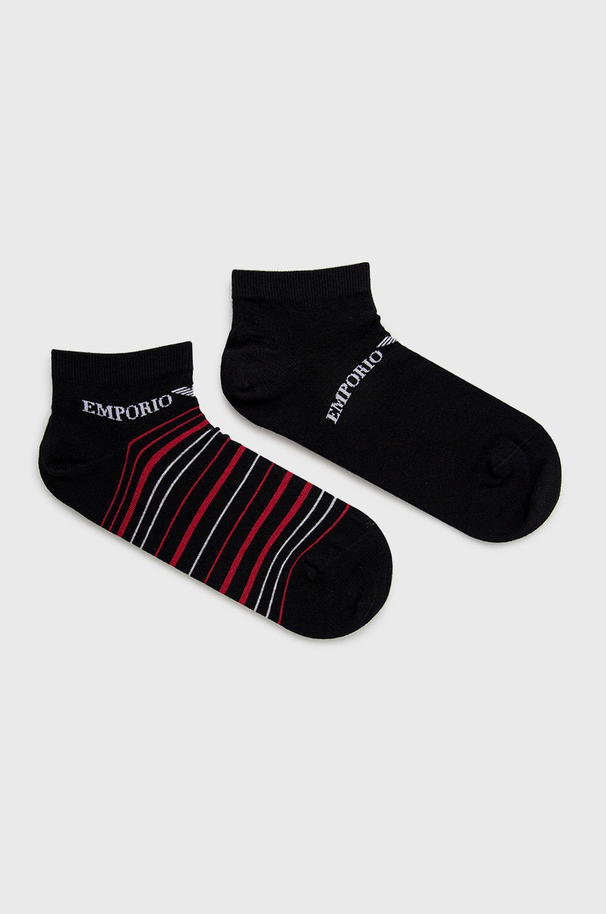 

Чорапи Emporio Armani Underwear в черно, Черен
