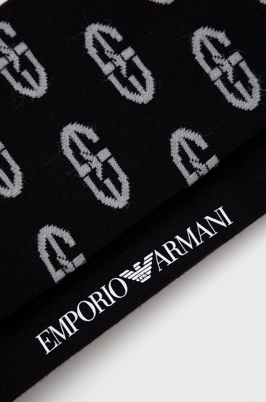 

Шкарпетки Emporio Armani Underwear (2-pack) чоловічі колір чорний