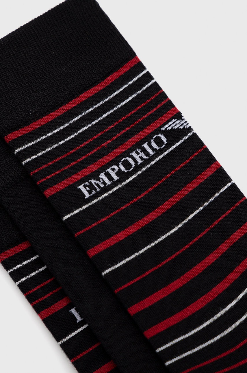 

Шкарпетки Emporio Armani Underwear (3-pack) чоловічі колір чорний