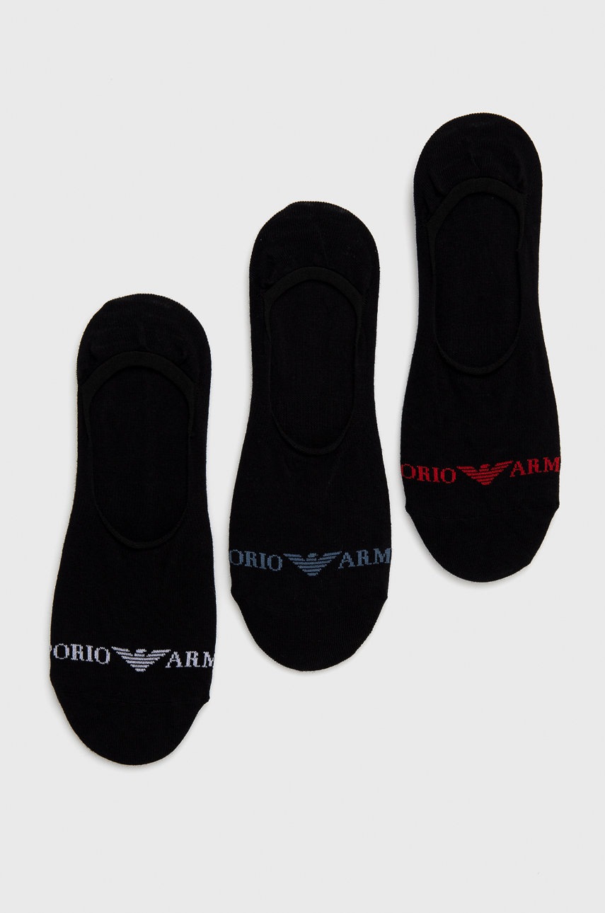 

Носки Emporio Armani Underwear (3-pack) мужские цвет чёрный