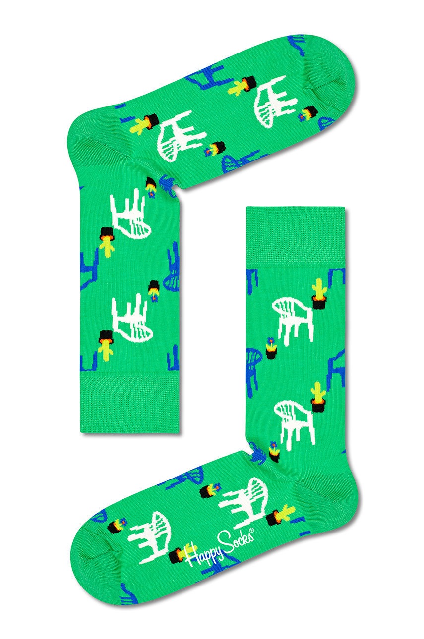 

Носки Happy Socks мужские цвет зелёный