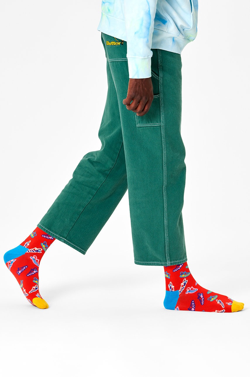 

Шкарпетки Happy Socks чоловічі колір червоний