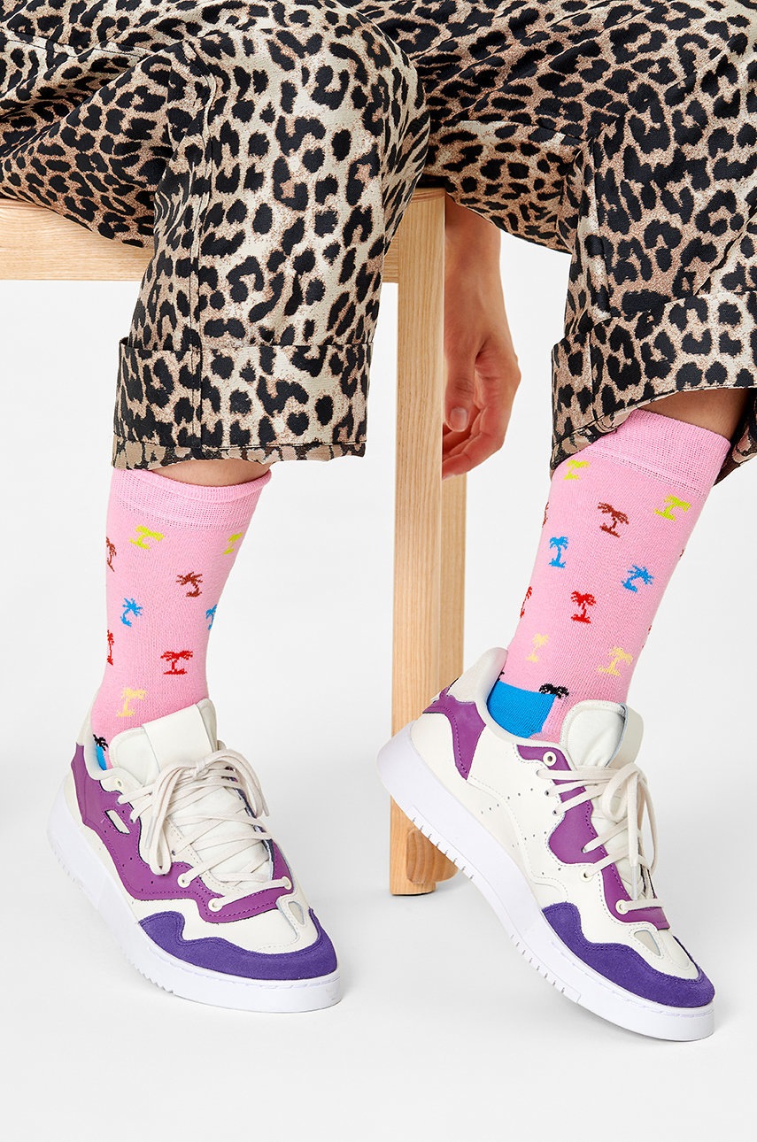 

Носки Happy Socks мужские цвет розовый