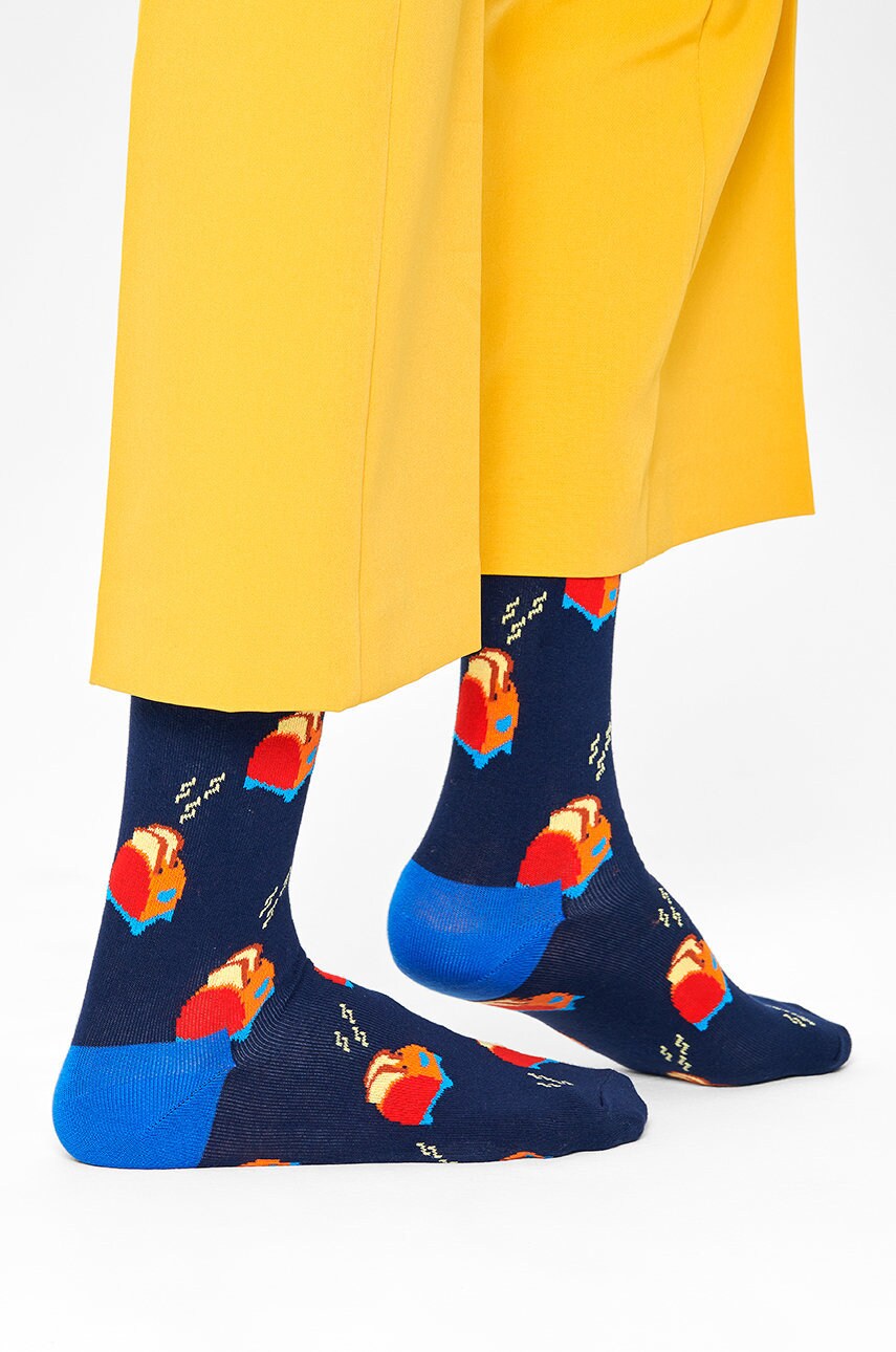 

Чорапи Happy Socks мъжки в тъмносиньо, Тъмносин