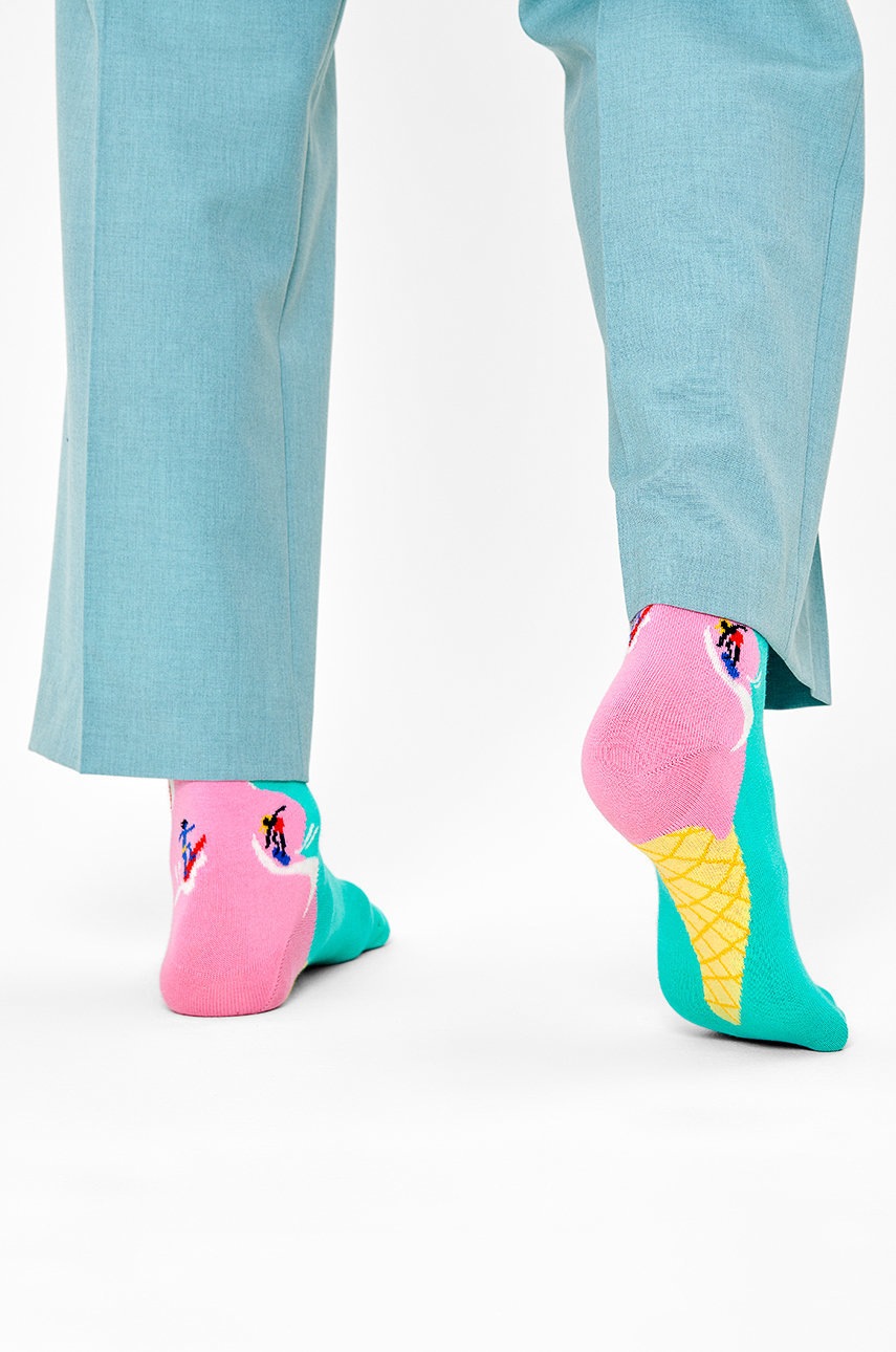 

Чорапи Happy Socks мъжки в тюркоазено, Тюркоазен