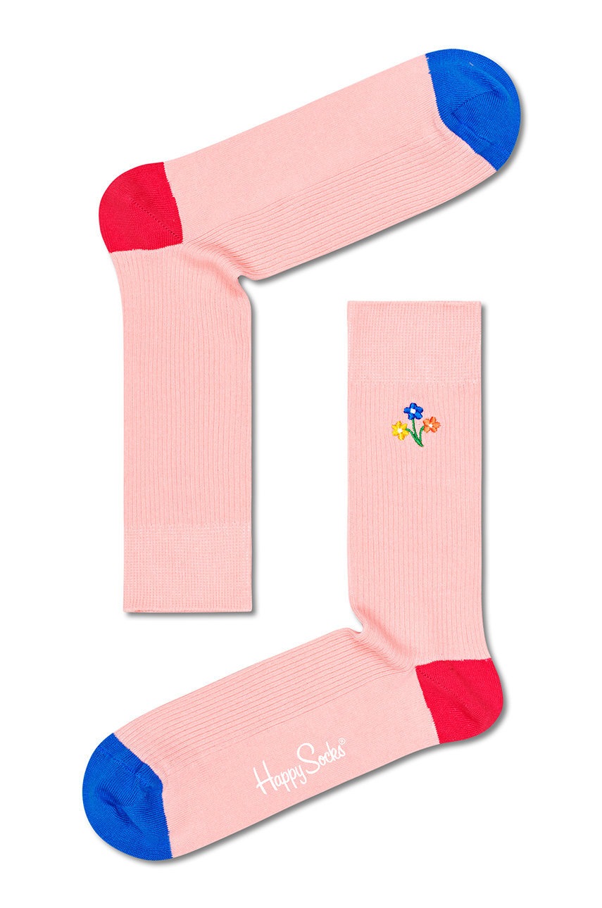 

Носки Happy Socks мужские цвет розовый