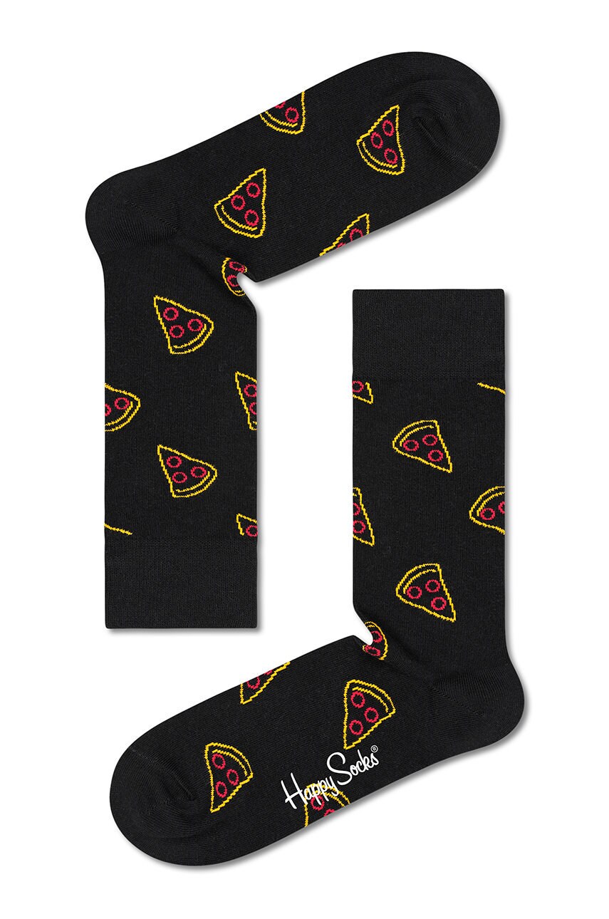 

Чорапи Happy Socks мъжки в черно, Черен
