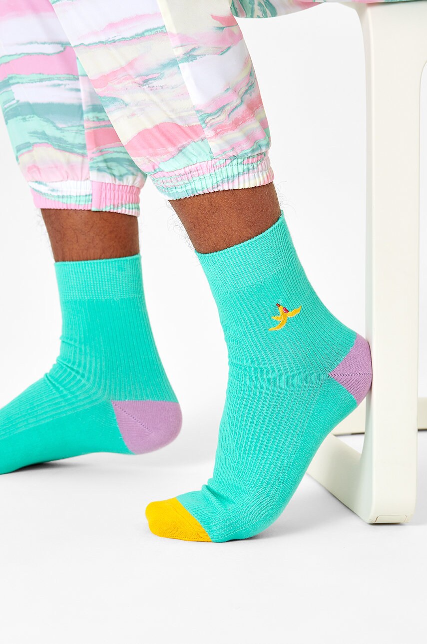 

Носки Happy Socks мужские цвет бирюзовый