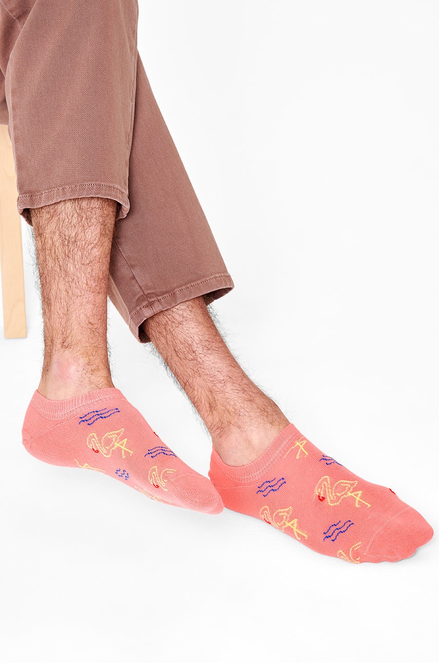 

Чорапи Happy Socks мъжки в оранжево, Оранжев