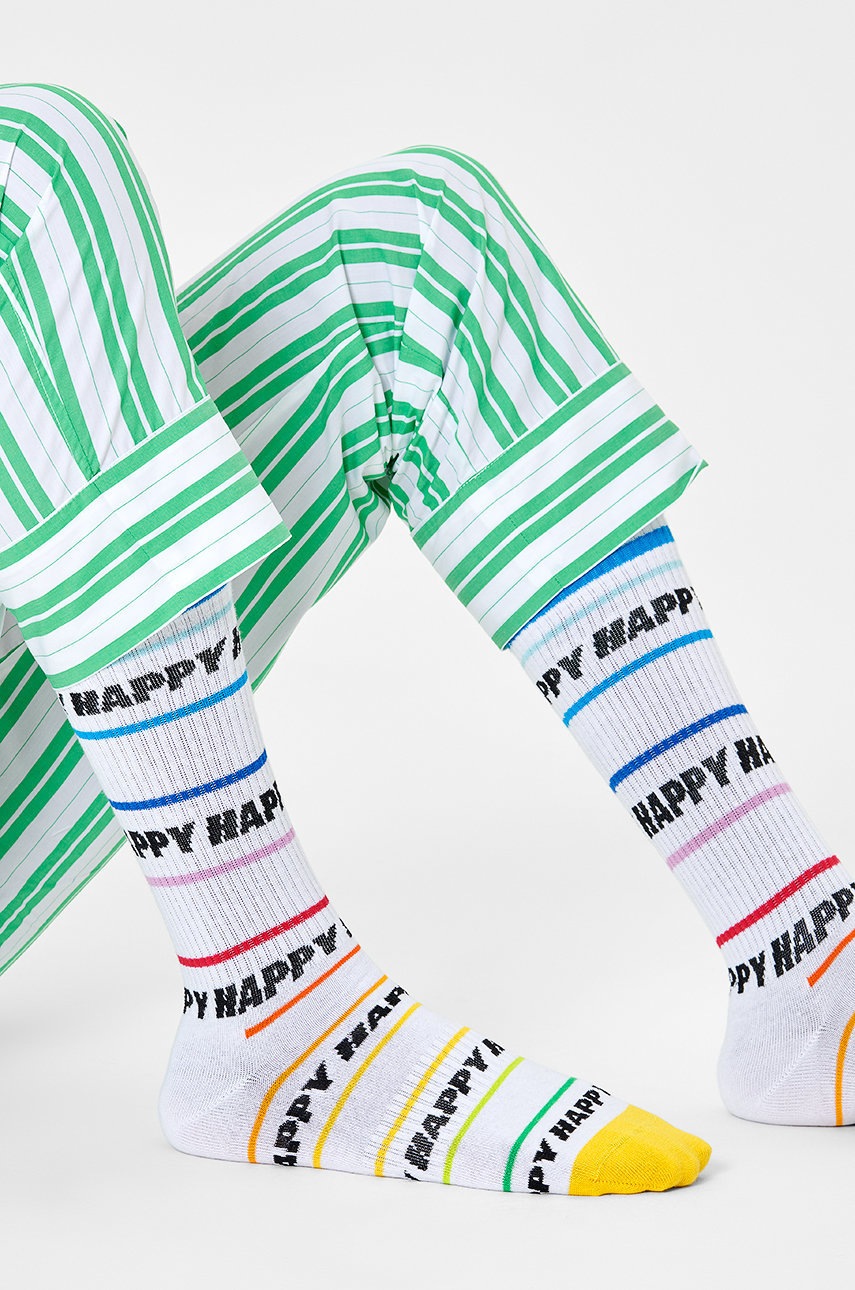 

Носки Happy Socks мужские цвет белый