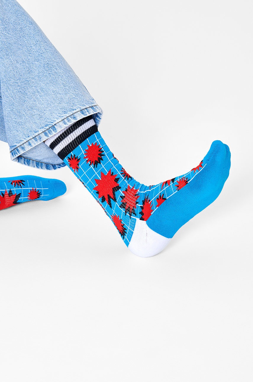 

Чорапи Happy Socks мъжки, Син