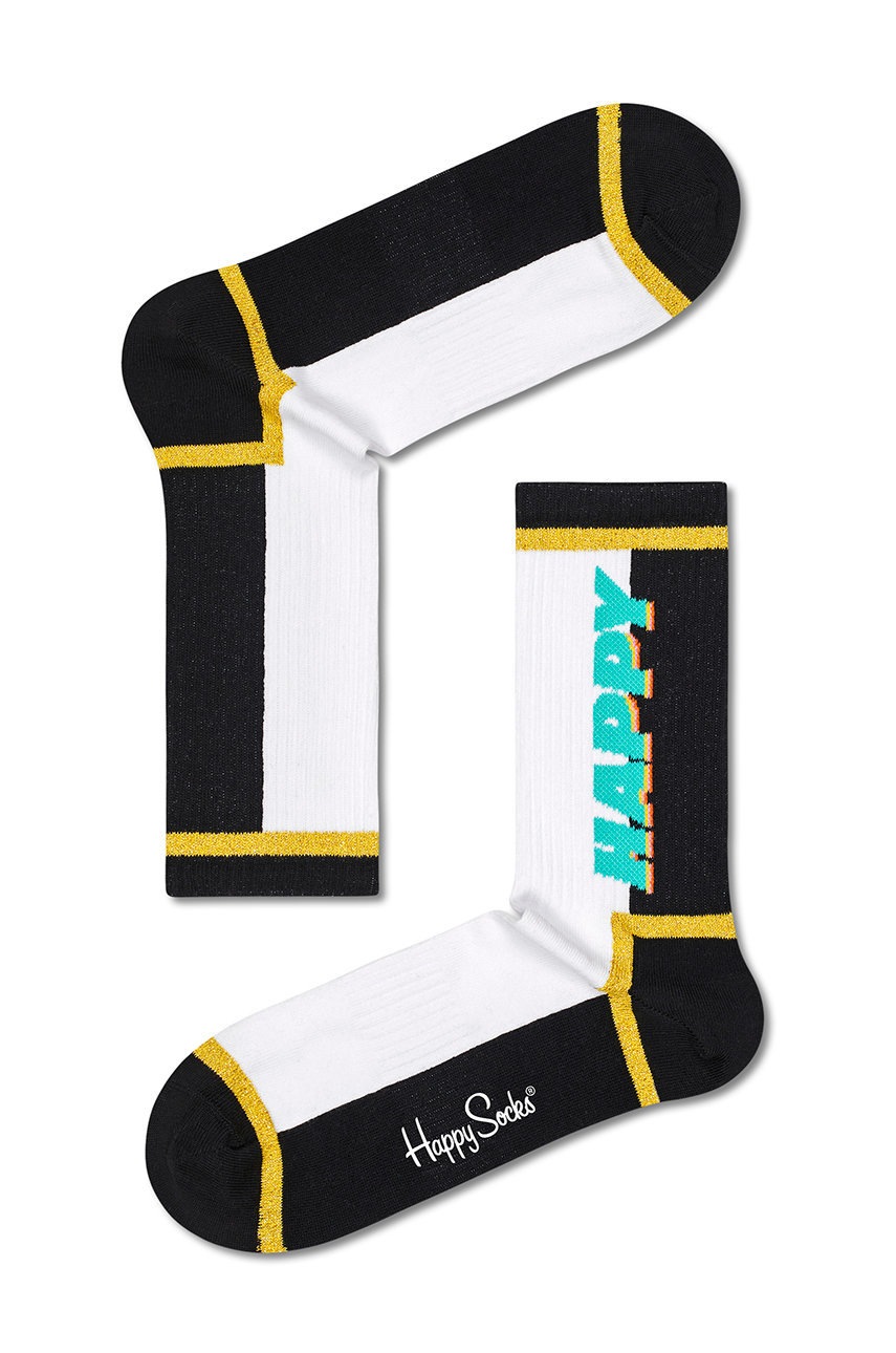

Чорапи Happy Socks мъжки в черно, Черен