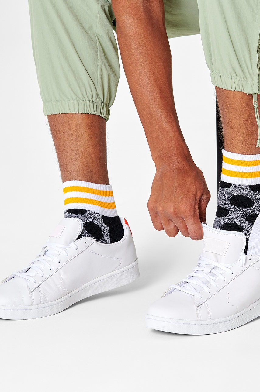 

Чорапи Happy Socks мъжки в сиво, Сив