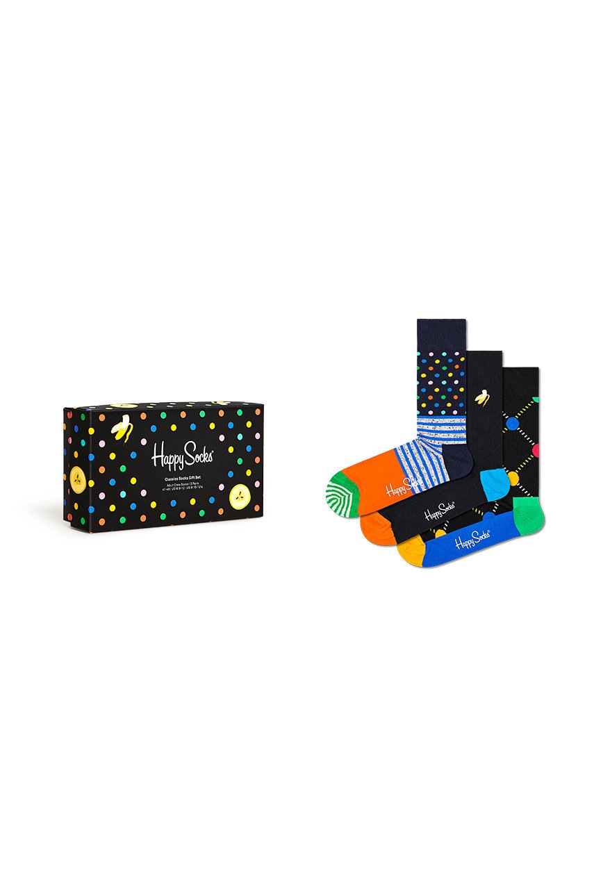 

Чорапи Happy Socks (3 чифта) мъжки, Многоцветен