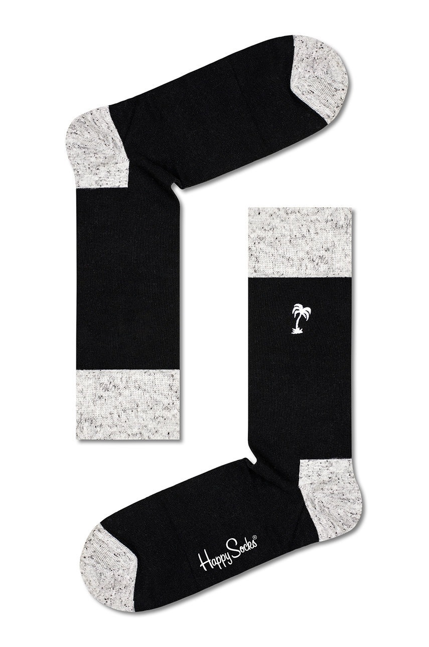 

Шкарпетки Happy Socks (4-pack) чоловічі колір чорний