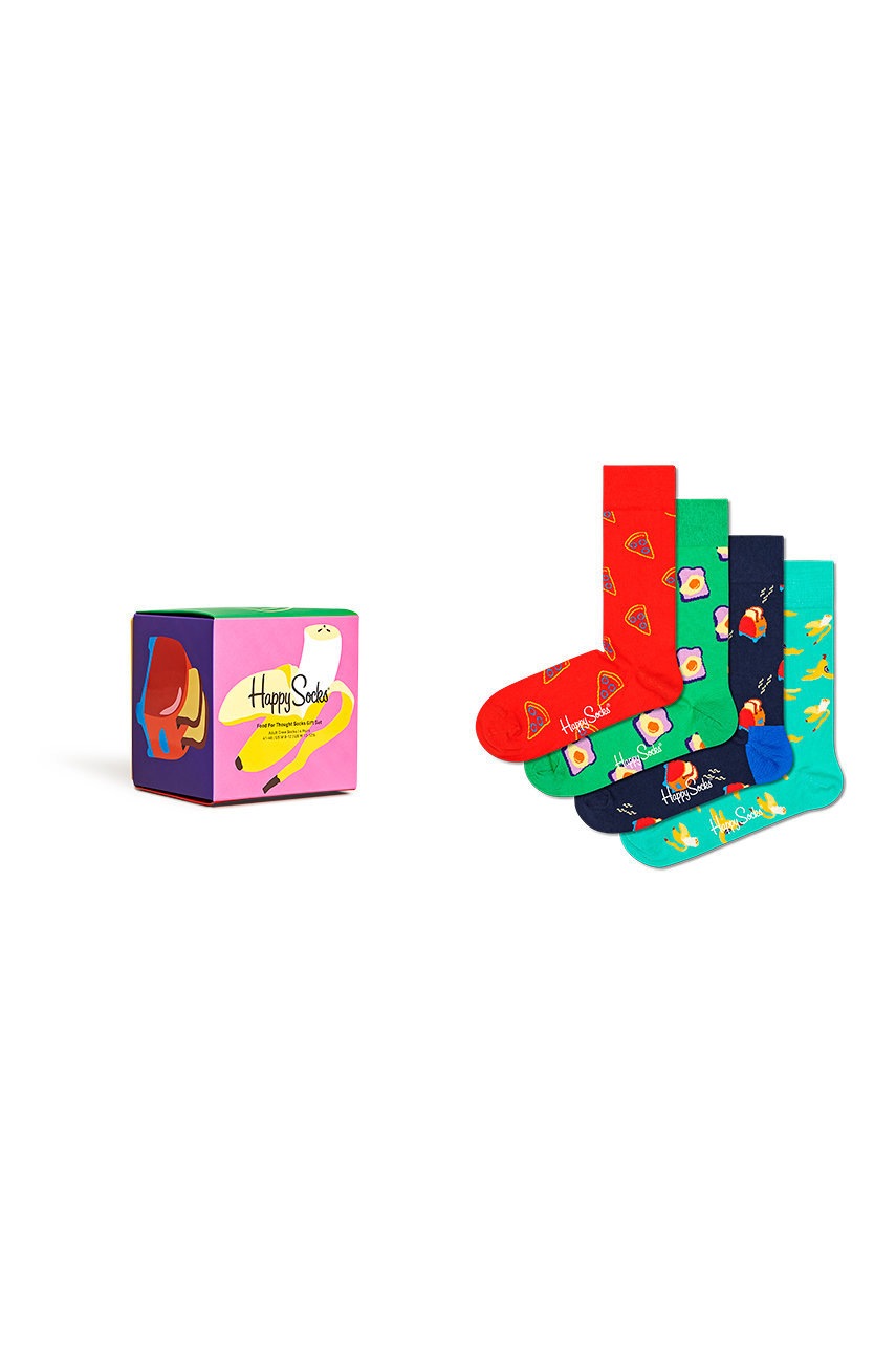 

Чорапи Happy Socks (4 чифта) мъжки, Многоцветен