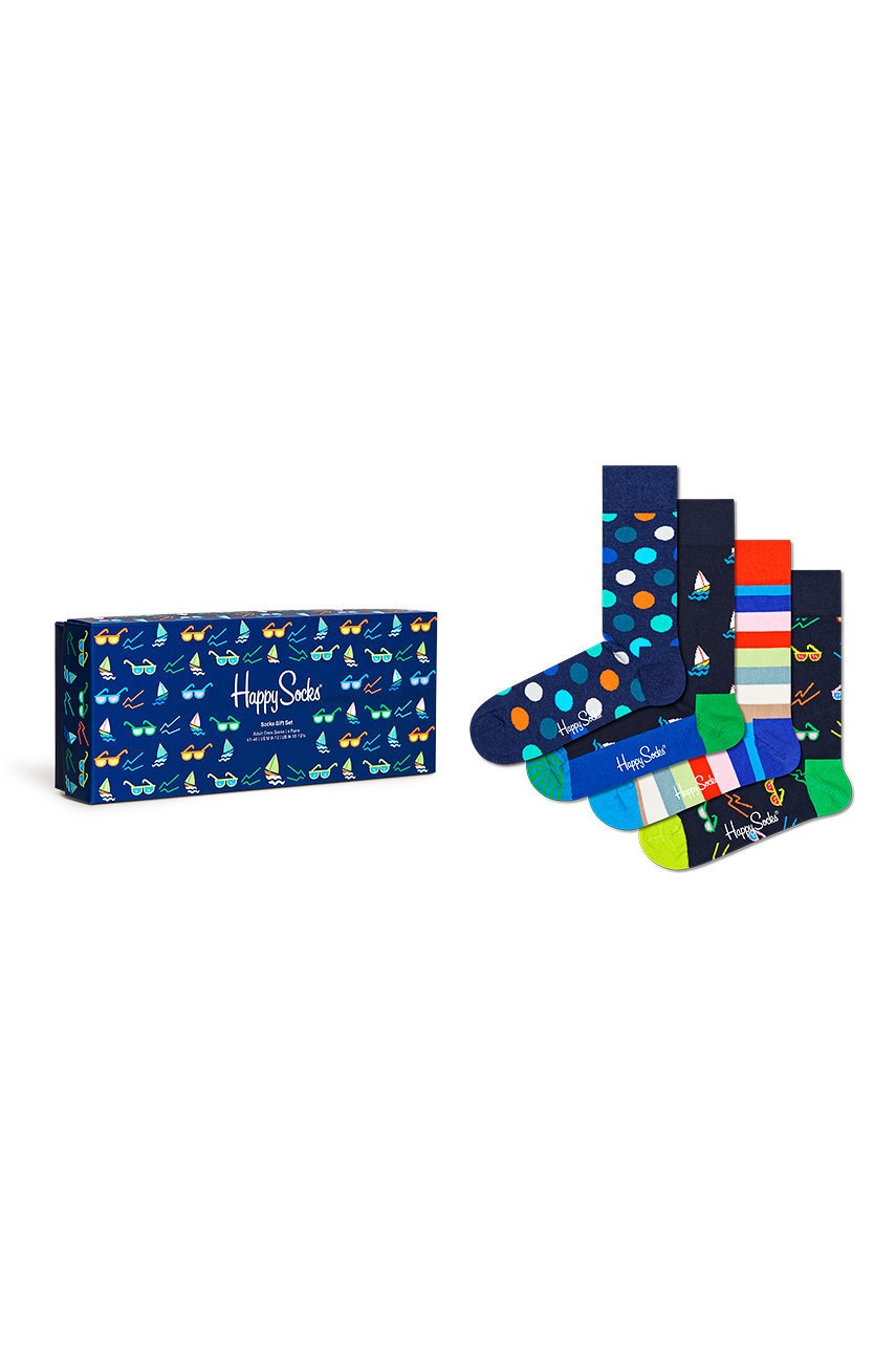 

Чорапи Happy Socks (4 чифта) мъжки, Многоцветен