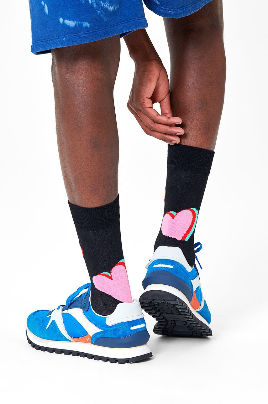

Чорапи Happy Socks мъжки в черно, Черен