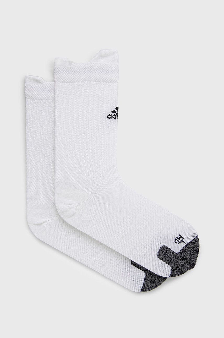 Ponožky adidas Performance HA0096 pánské, bílá barva - bílá -  3% Elastan