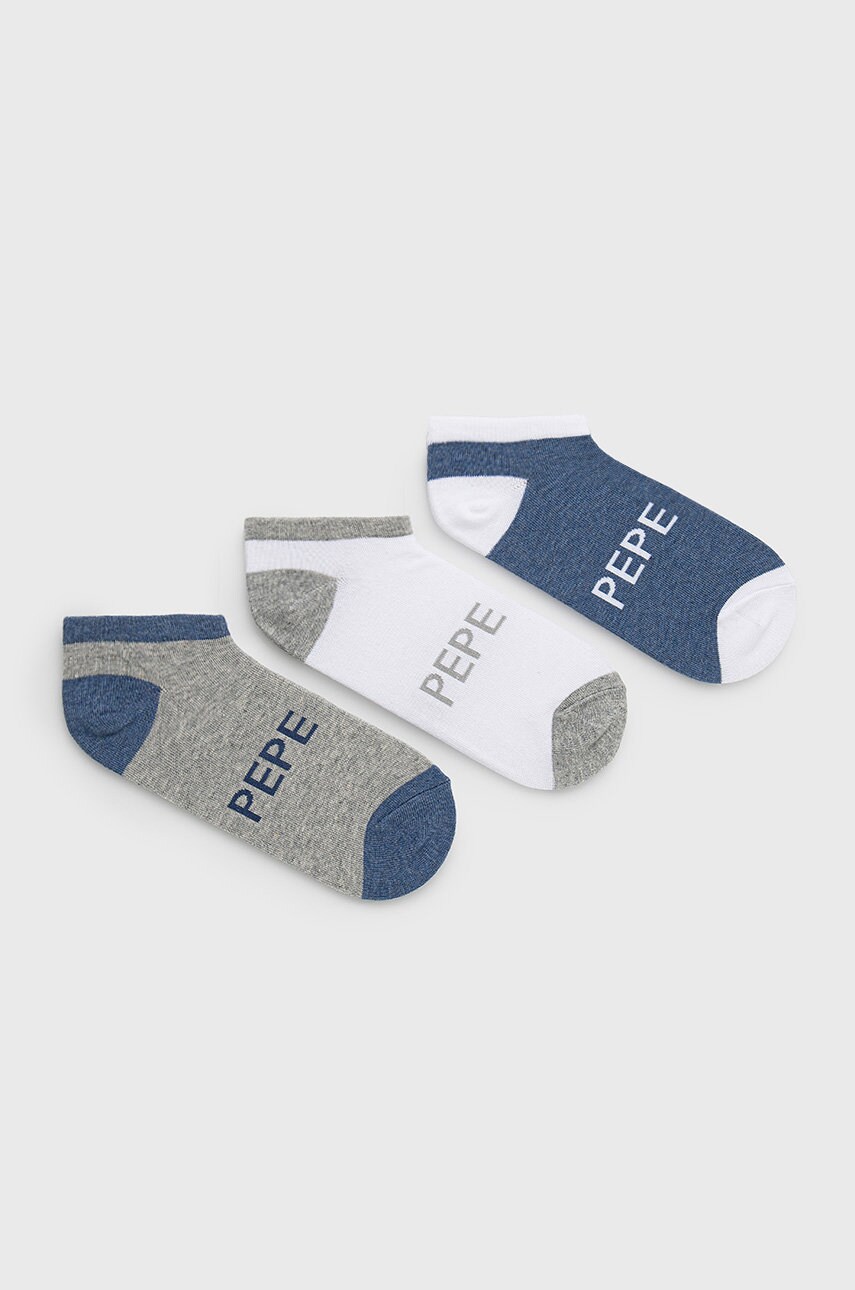 

Чорапи Pepe Jeans Powa (3 чифта) мъжки в сиво, Сив