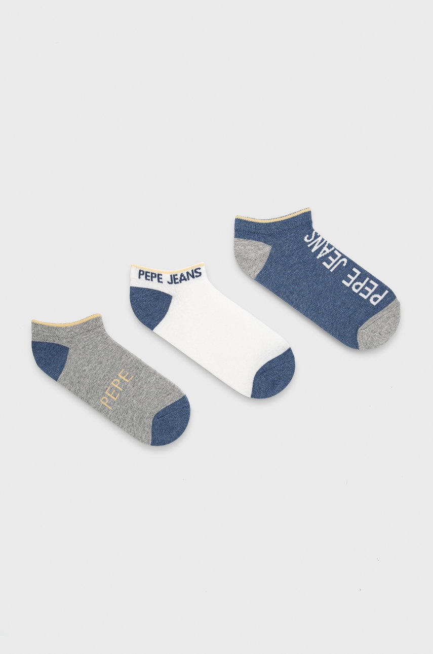 

Чорапи Pepe Jeans Disky (3 чифта) мъжки в сиво, Сив