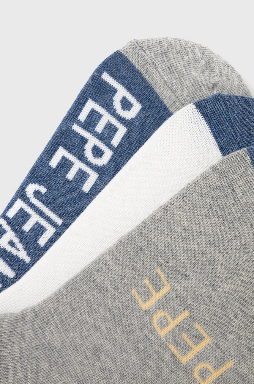 

Шкарпетки Pepe Jeans Disky (3-pack) чоловічі колір сірий