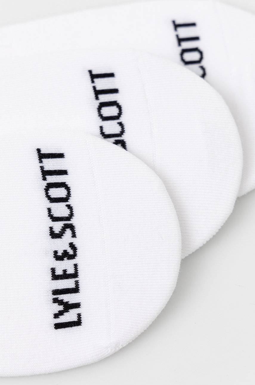 

Носки Lyle & Scott Alec (3-pack) мужские цвет белый