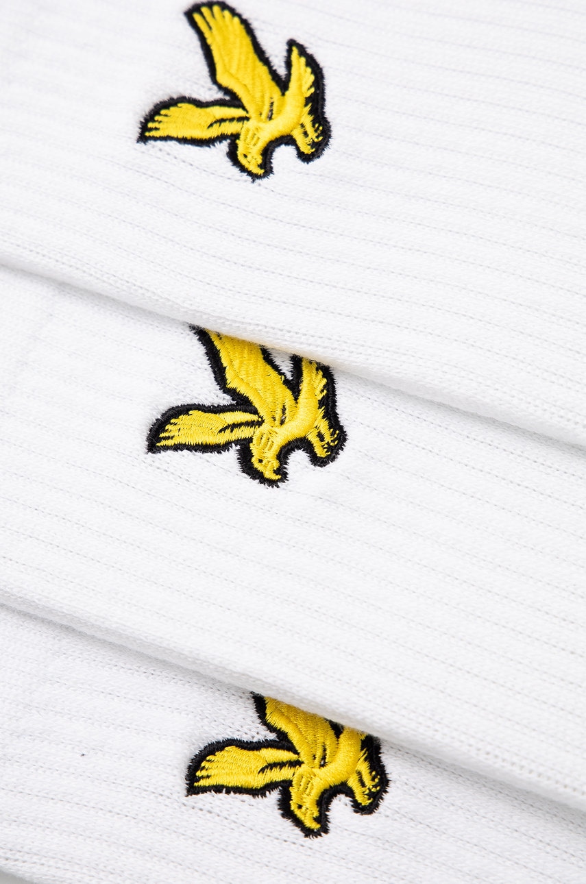 

Носки Lyle & Scott Myles (3-pack) мужские цвет белый