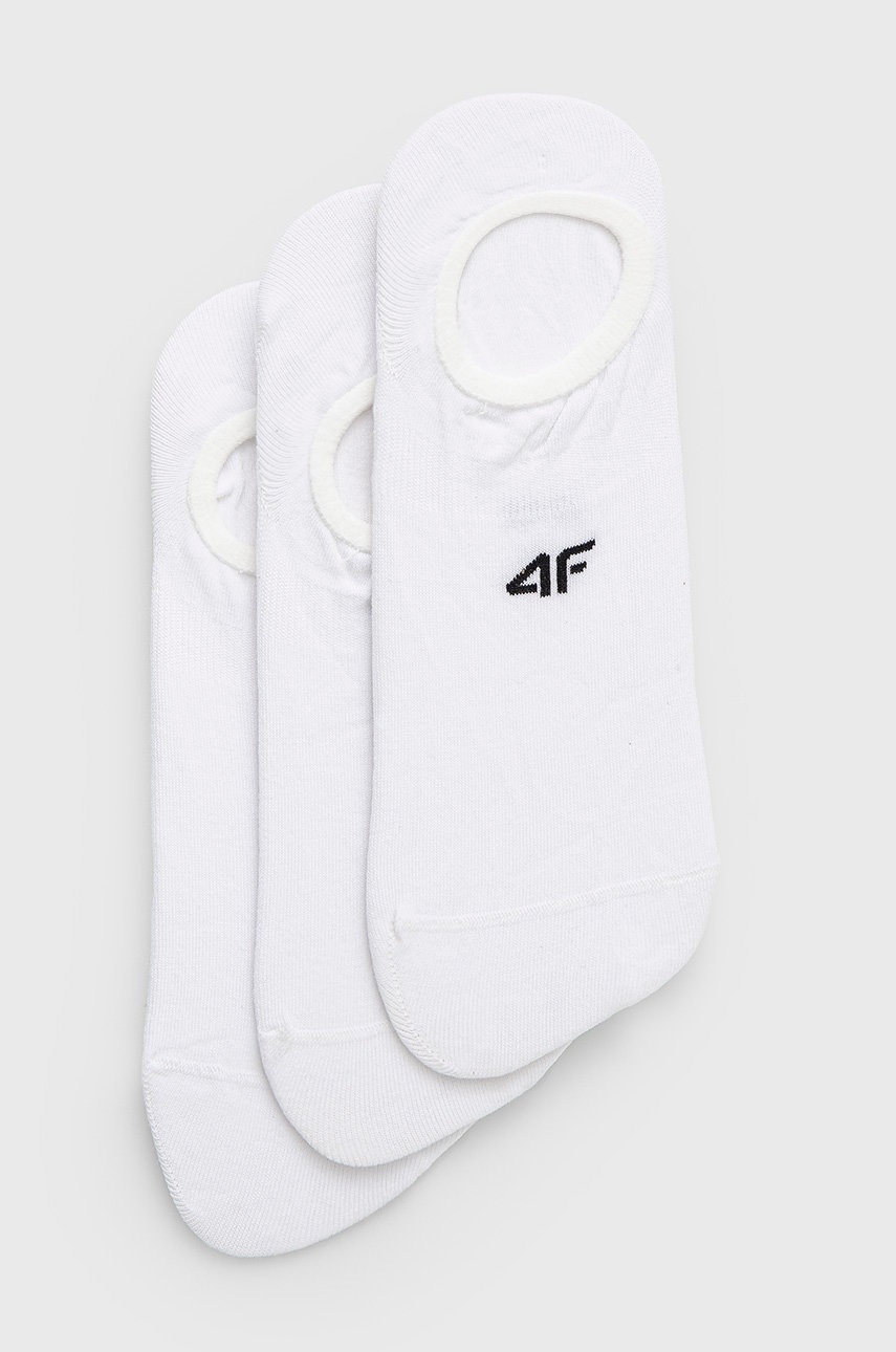 

Чорапи 4F (3 чифта) мъжки в бяло, Бял