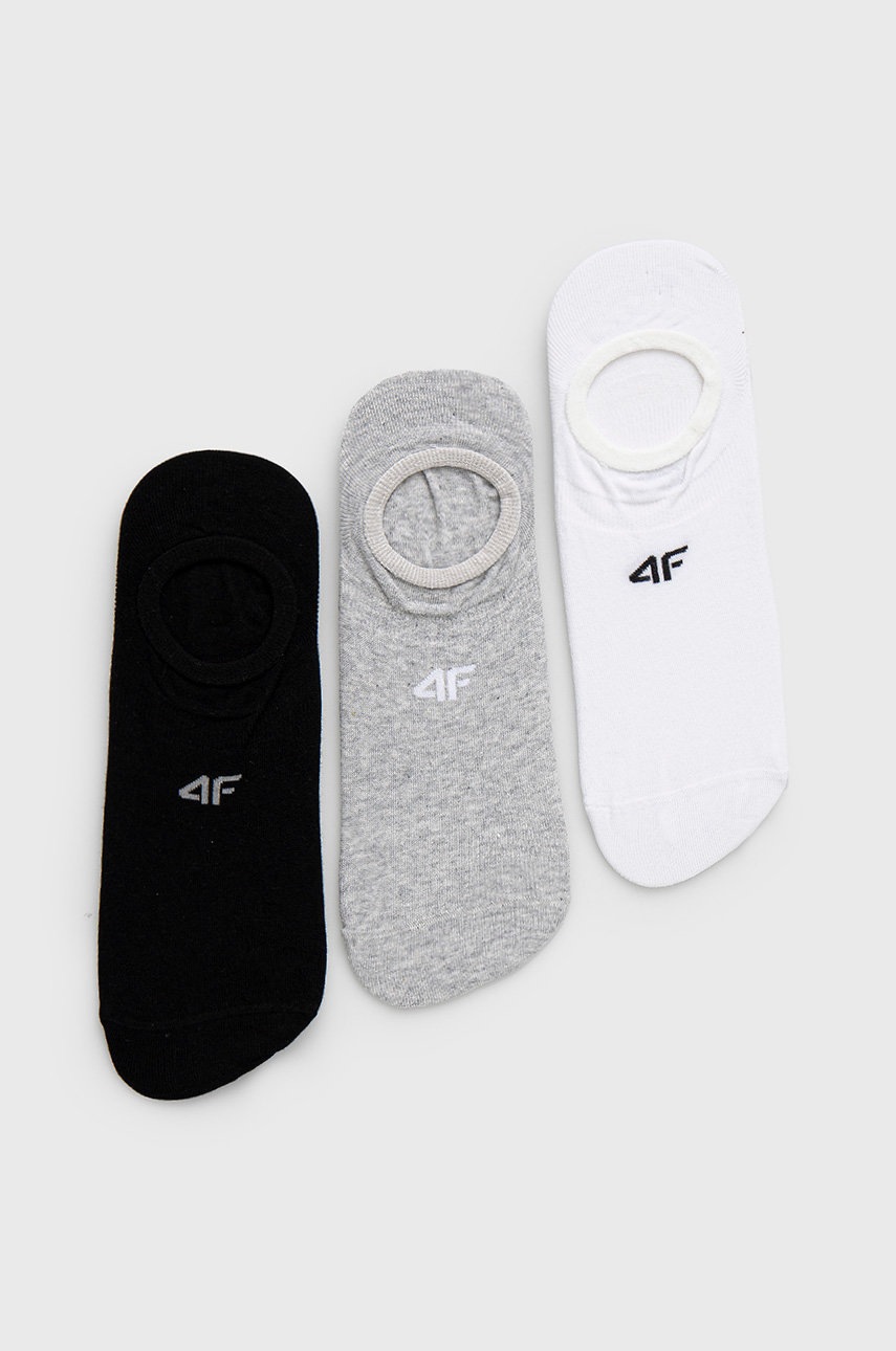 

Чорапи 4F (3 чифта) мъжки в сиво, Сив