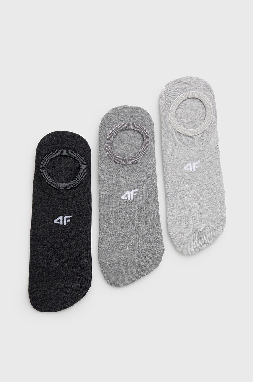

Чорапи 4F (3 чифта) мъжки в сиво, Сив