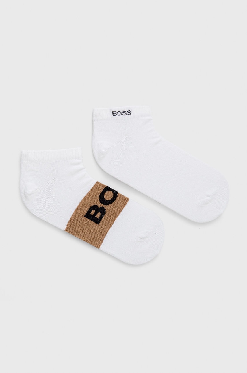 

Носки BOSS (2-pack) мужские цвет белый