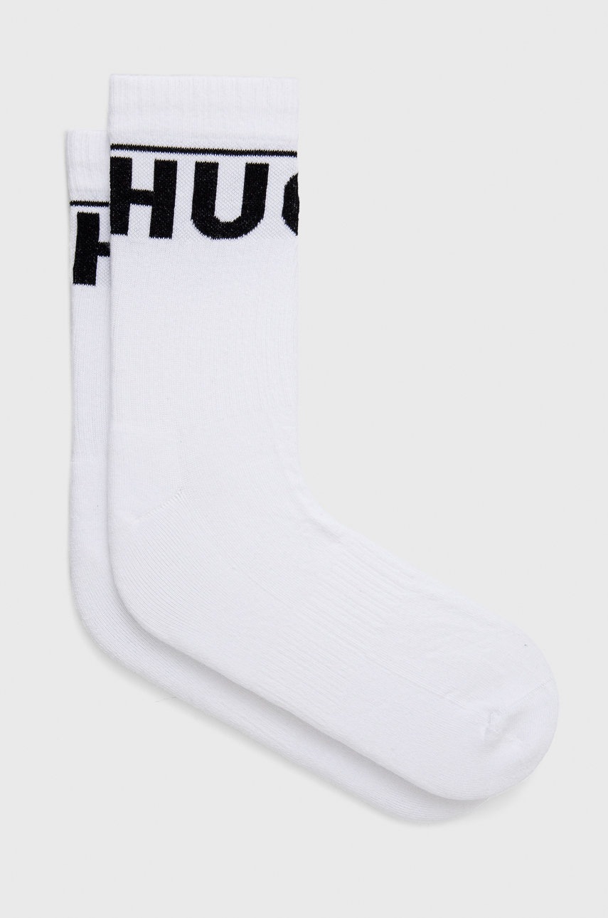 

Шкарпетки HUGO (2-pack) чоловічі колір білий