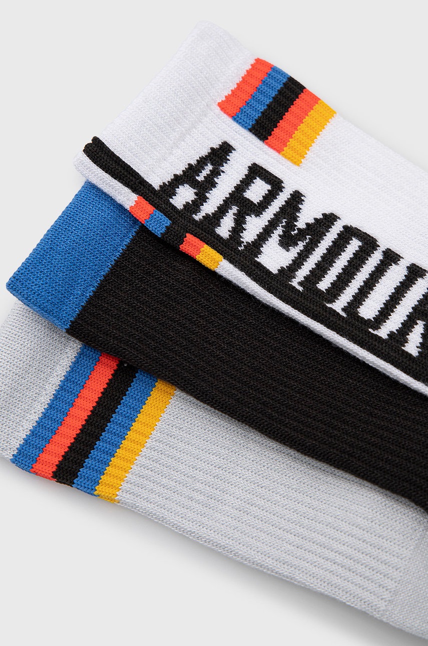 

Шкарпетки Under Armour (3-pack) 1362046 чоловічі колір білий