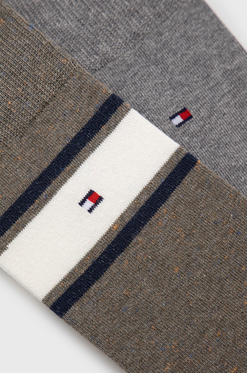 

Носки Tommy Hilfiger (2-pack) мужские цвет зелёный