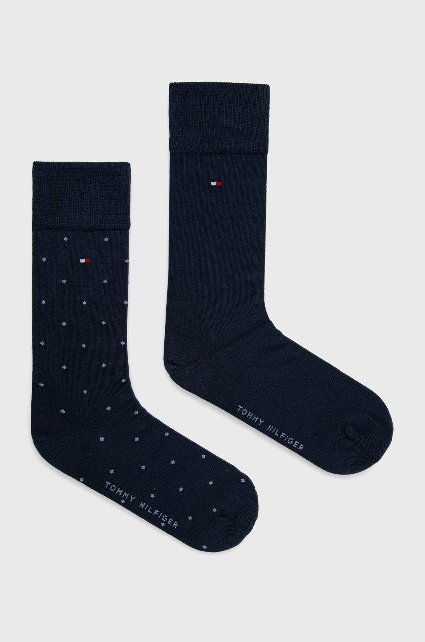 

Чорапи Tommy Hilfiger (2 чифта) мъжки в тъмносиньо, Тъмносин