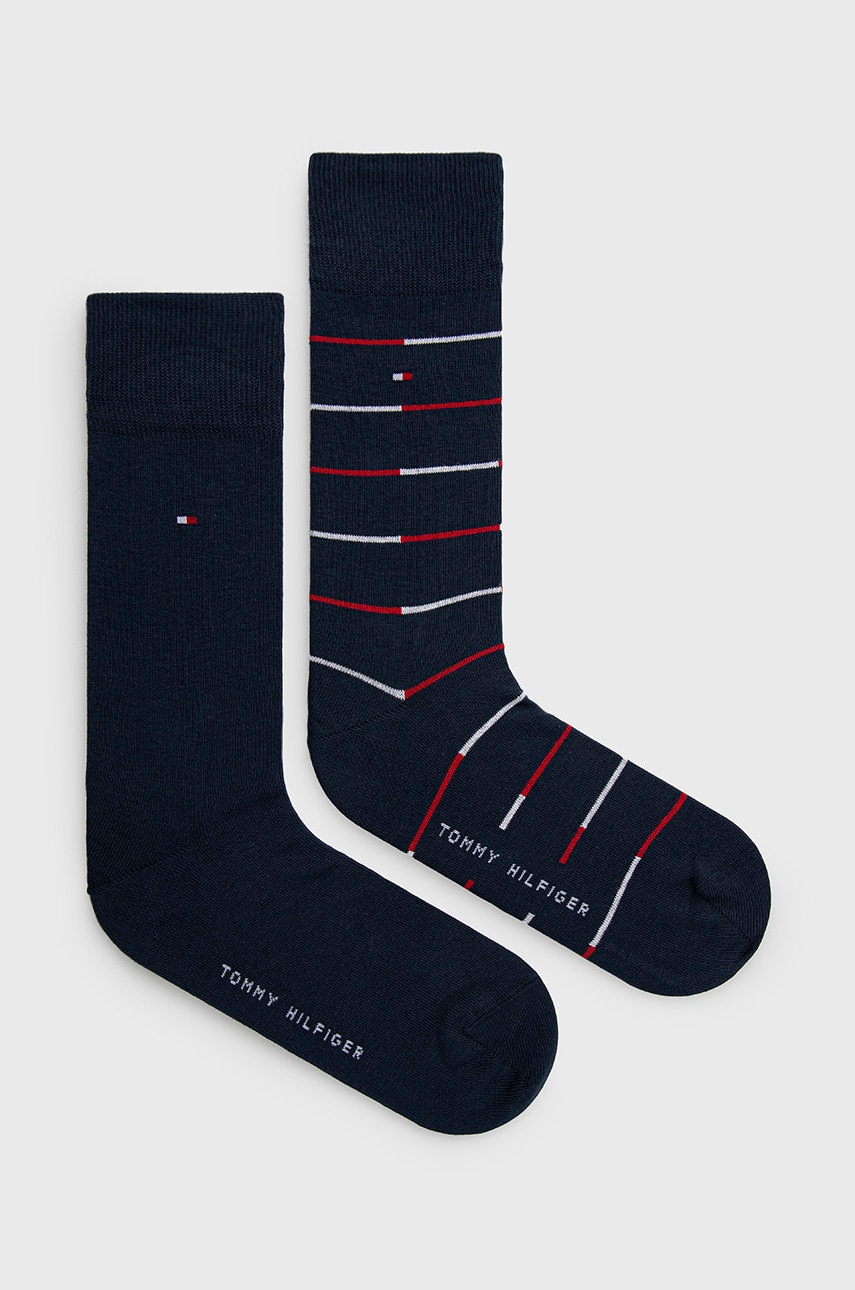 

Чорапи Tommy Hilfiger (2 чифта) мъжки в тъмносиньо, Тъмносин