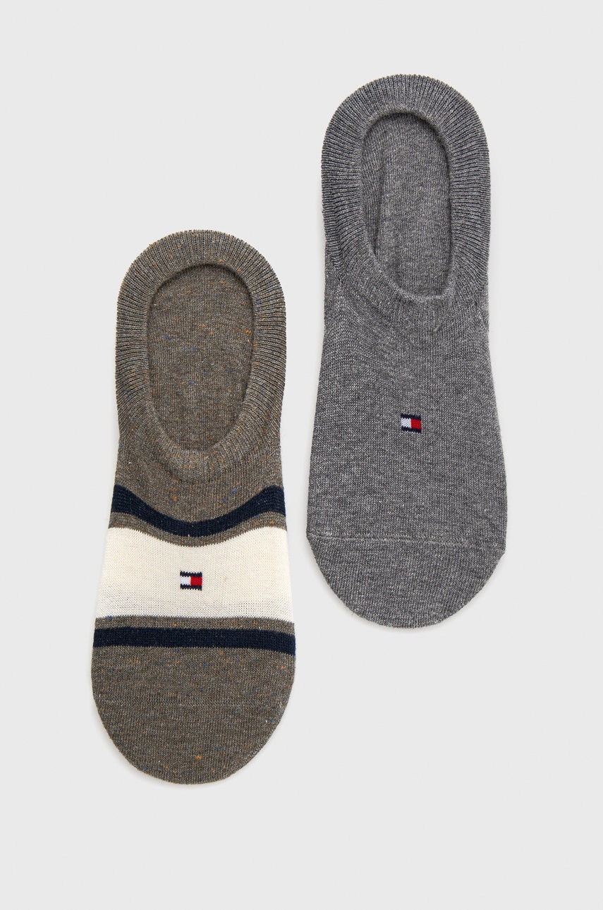 

Чорапи Tommy Hilfiger (2 чифта) мъжки в зелено, Зелен