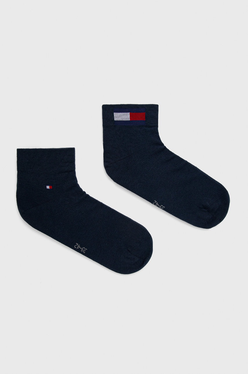

Чорапи Tommy Hilfiger (2 чифта) мъжки в тъмносиньо, Тъмносин