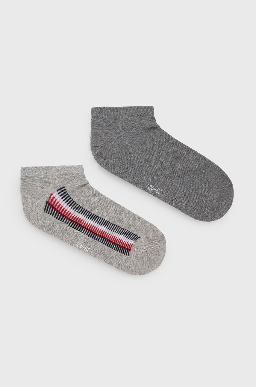 

Шкарпетки Tommy Hilfiger (2-pack) чоловічі колір сірий
