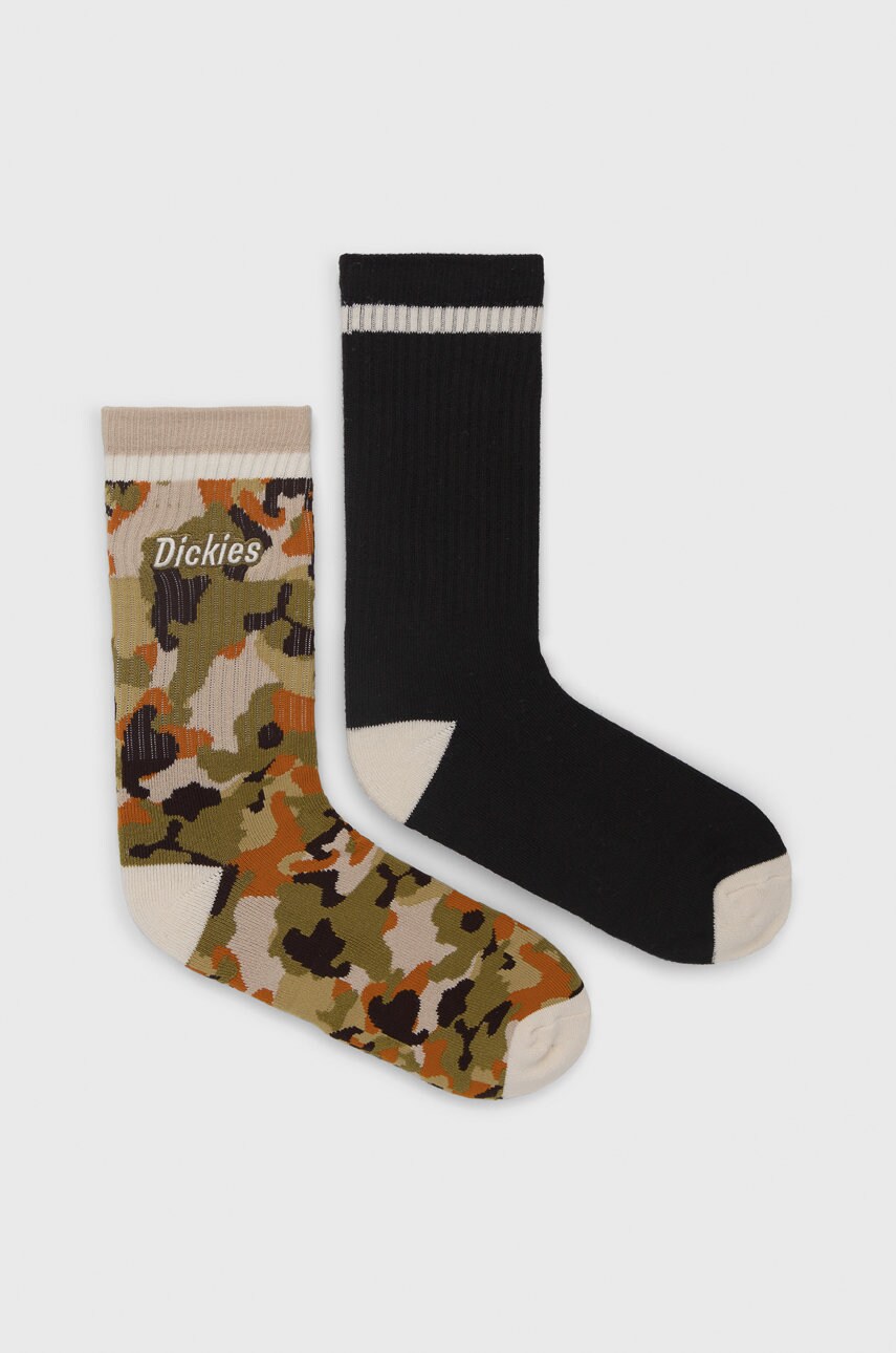 

Чорапи Dickies (2 чифта) мъжки в зелено, Зелен