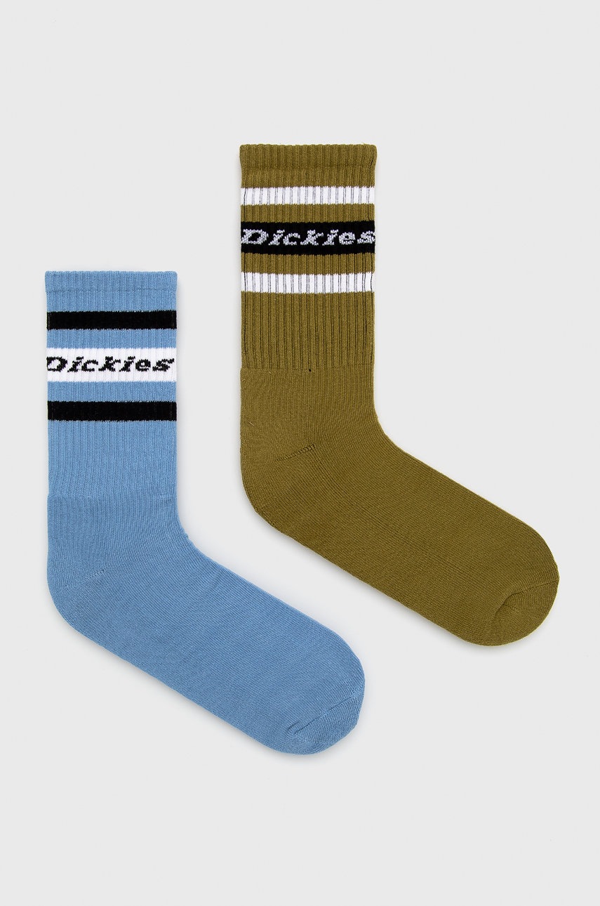 

Чорапи Dickies (2 чифта) мъжки в зелено, Зелен
