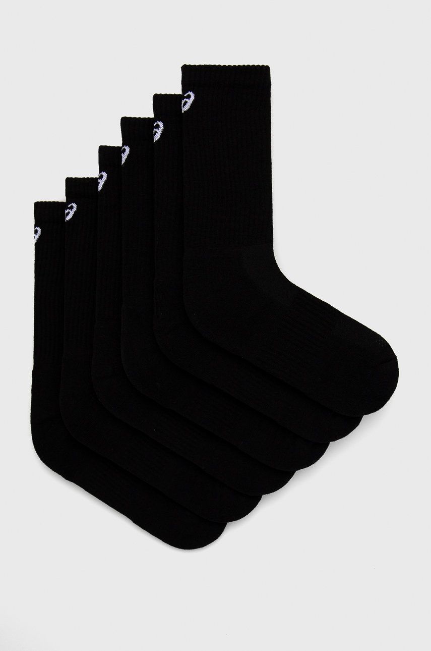 Asics sosete (6-pack) culoarea negru answear.ro