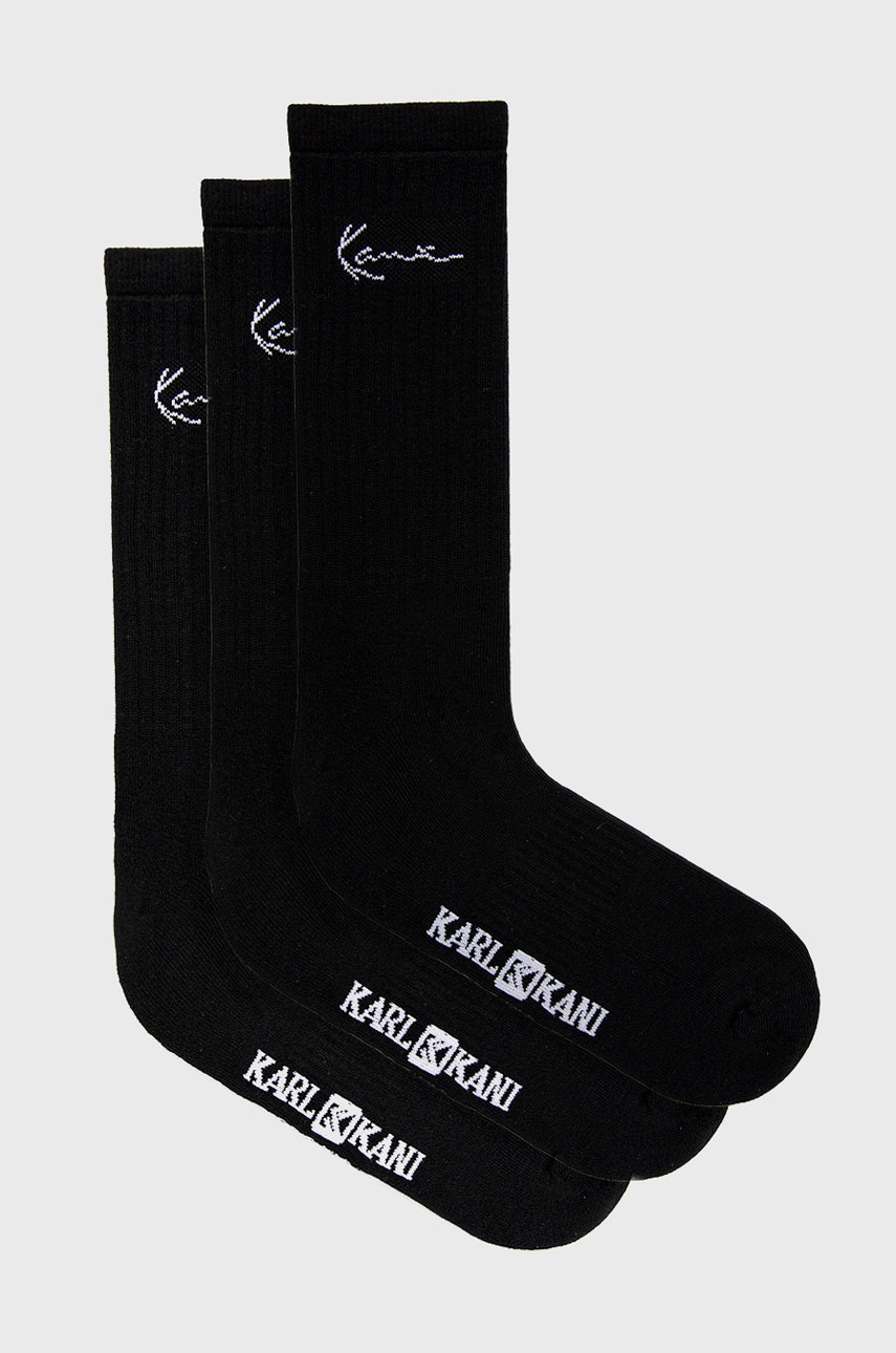 

Носки Karl Kani (3-pack) цвет чёрный