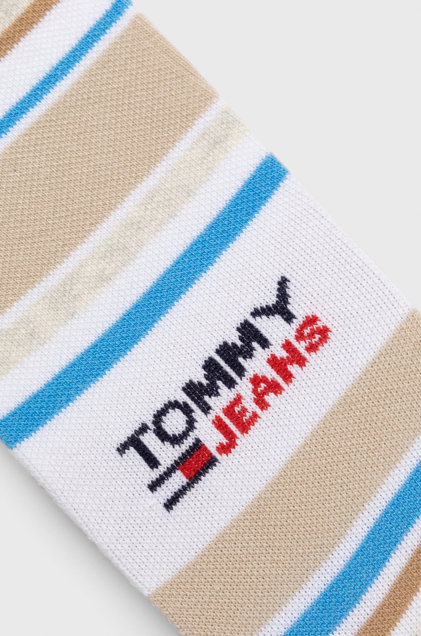 

Шкарпетки Tommy Jeans колір бежевий