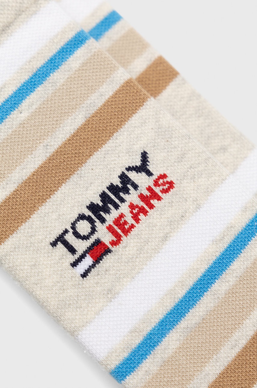 

Носки Tommy Jeans цвет бежевый