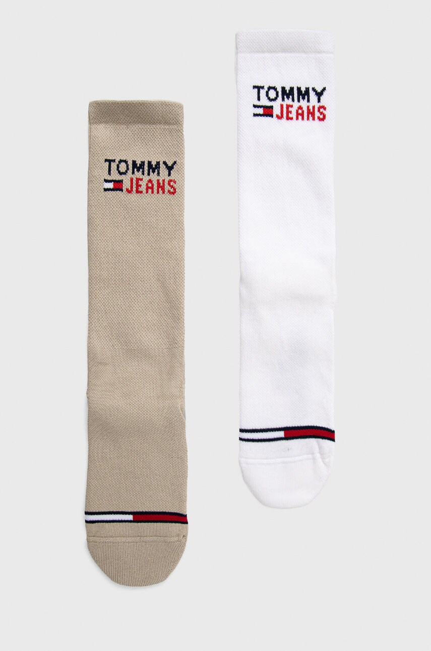Tommy Jeans sosete culoarea bej answear.ro imagine noua