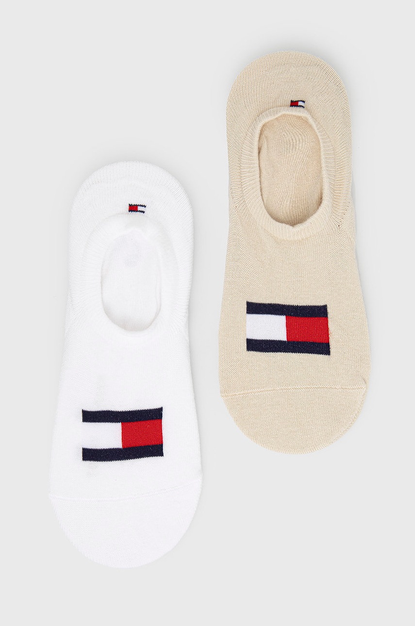 

Чорапи Tommy Hilfiger (2 чифта) в бежово, Бежов