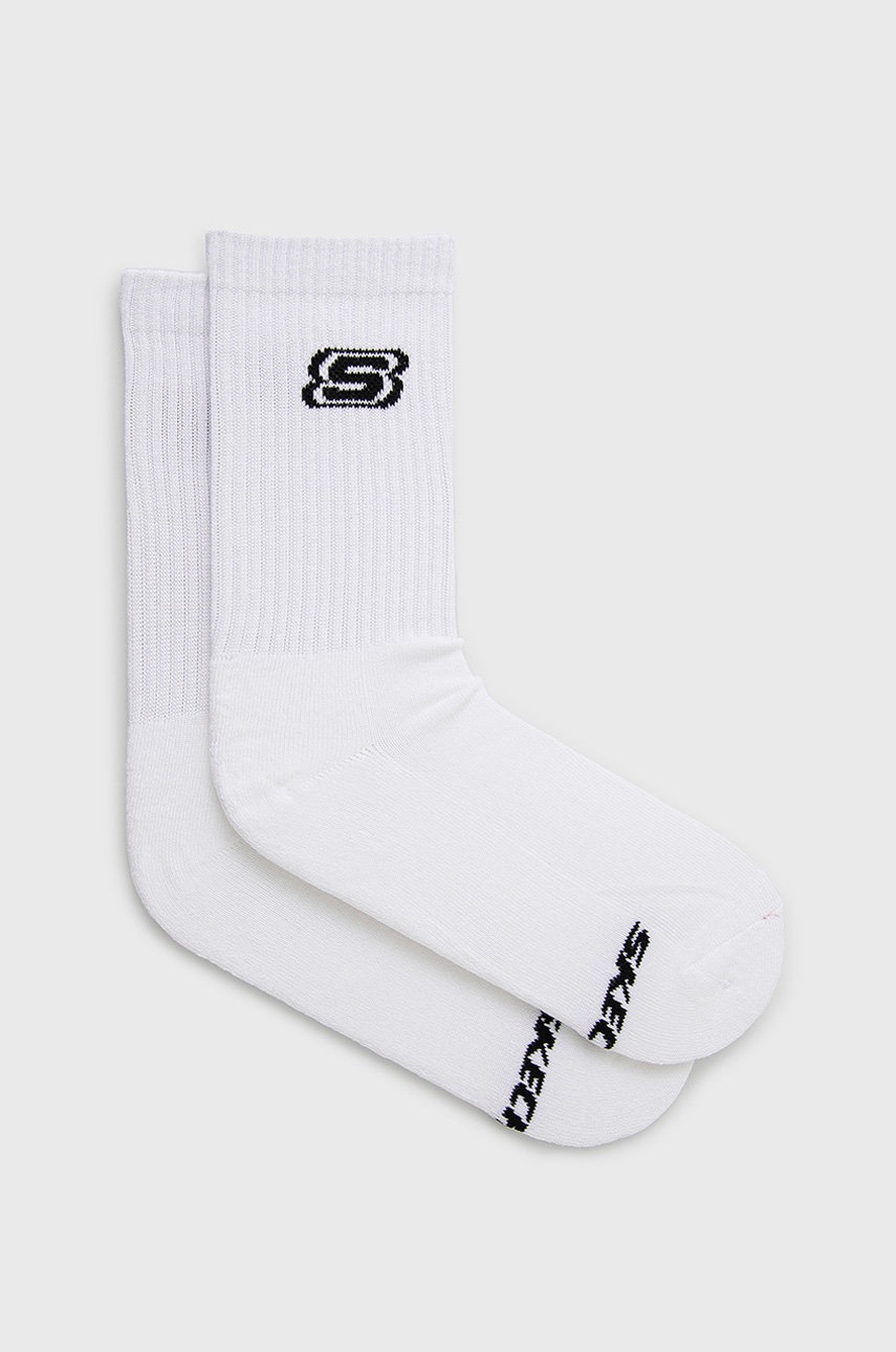 

Чорапи Skechers (2 чифта) в бяло, Бял