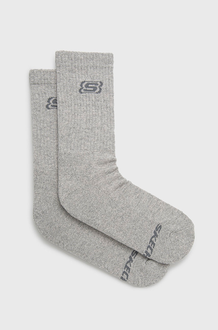 

Чорапи Skechers (2 чифта) в сиво, Сив